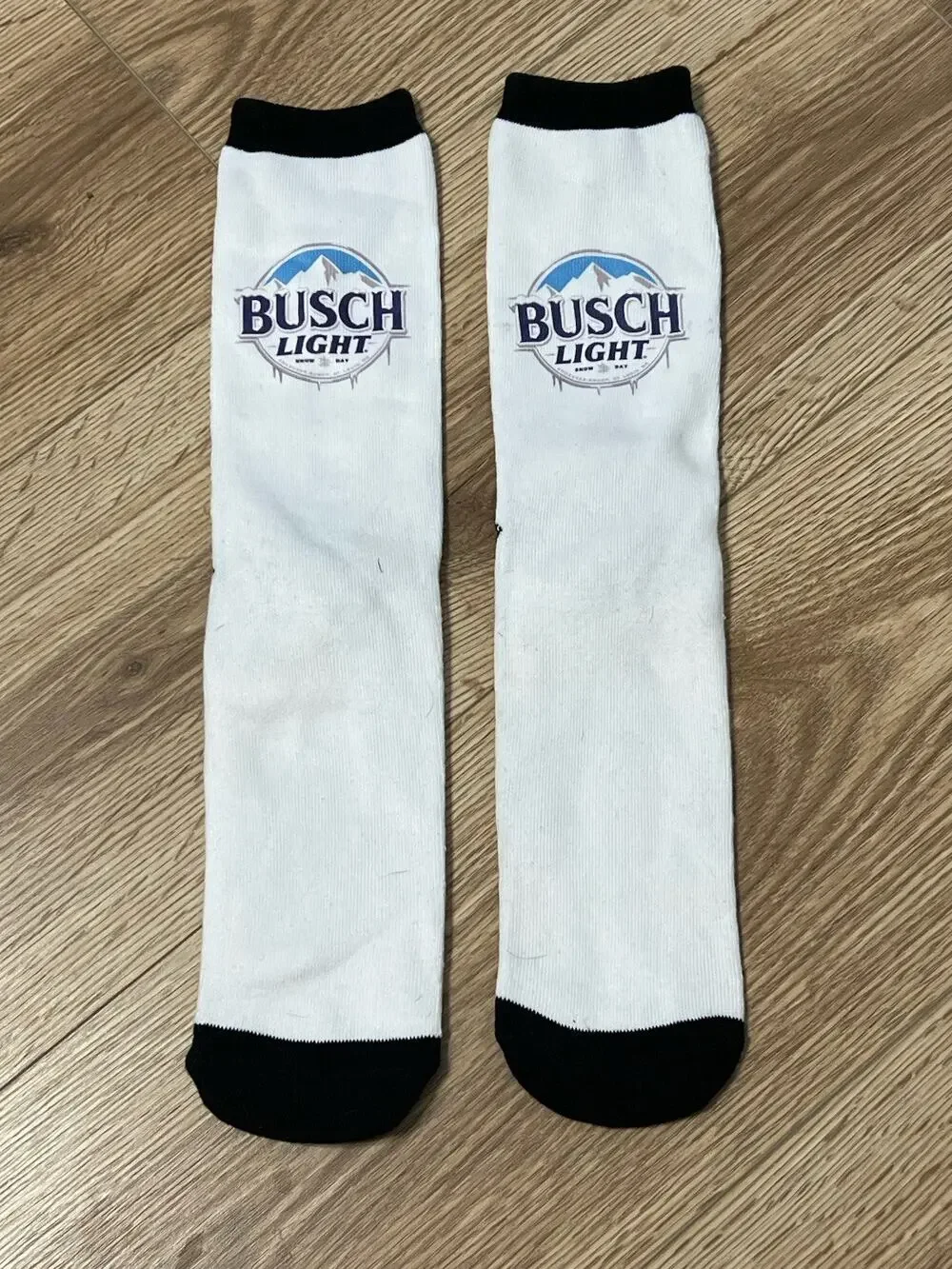 NWT Busch Light Unisex Adult Crew Socks (A01)
